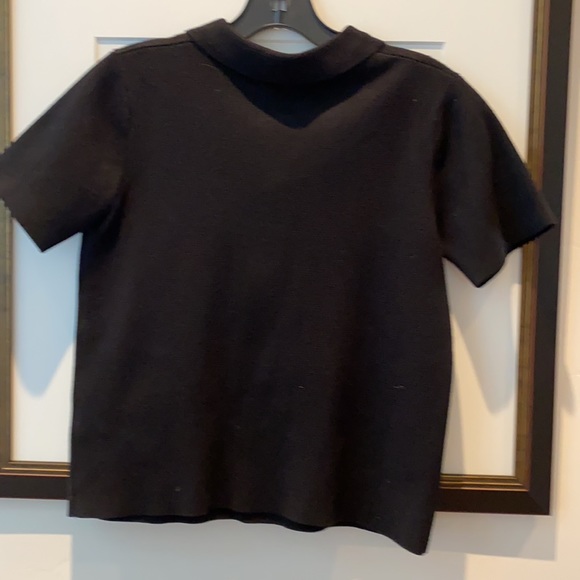 Zara black knit 1/4 zip - Picture 3 of 3